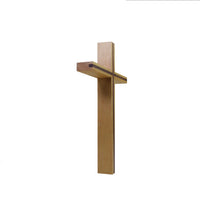 Wooden Wall Cross Hanging Decoration, Oak Wood