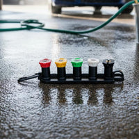 High Pressure Spray Nozzle Rack Leak Sealed Connection Cleaning Accessory