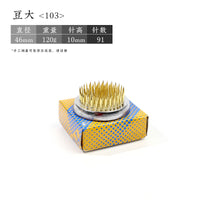 Japanese Import Ishizaki Masaru Black Sword Mountain Angular Round Extra Thick Japanese Flower Arrangement Needle Holder