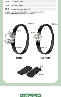 Butterfly and Flower Shoe Straps for High Heels and Sandals