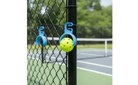 2 Pieces Easy Attachment Snap-on Ball Holder Long-Lasting Ball Holder with Clip Convenient Lightweight for Tennis Players, Coaches, Training Sessions