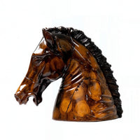Horse Head Sculpture Sculptural Horse Head Bust Decorative Horsehead Sculpture for Reception Area