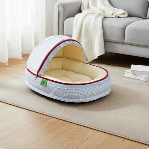 Feline House Bed Washable Covered Pet Nest Soft for Home