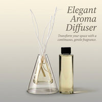 Silent Story Reed Diffuser Set, Bright Green + Gift Dragon Willow Scent