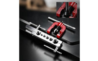 Copper Tube Flaring Kit Manual Pipe Flaring Tool with Bar Threaded Pipe Expander Tool for Workshop