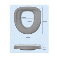 Toilet Seat Cushion Universal Fit Toilet Seat Pad Easy-to-Clean for Families