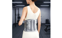 Adjustable Compression Heating Waist Brace Warmth Support Belt Stays in Place Thermal Wrap Pain Relief for Weightlifting, Gym, Workout, Sports