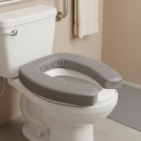 Padded Toilet Seat Cushion Hook and Loop Bathroom Aid Soft