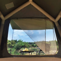 Inflatable Tent Blackout Two-Room Tent Heat-Insulating for Families, Groups, Outdoor Camping, Upscale Camping