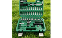 68 Pieces Socket Wrench Set Portable Mechanics Tool Kit in Order Tool Kit with Sockets for Vehicle Owners, Garage, Roadside Emergency