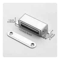 Stainless steel attractive door latch, sturdy cabinet latch, firm closure for closet drawers