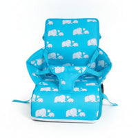 Lightweight Dining Chair Booster Seat Foldable Booster Seat Securing Straps
