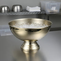 Champagne Bowl 304 Stainless Steel Vino Chiller Electroplated Finish Champagne Chiller for Bartenders, Bar, Party, Restaurant
