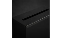 Wall Mount Mailbox Compact Mailbox with Slanted Cover Weather Resistant Wall-Attached Letterbox for Porch