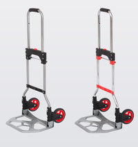 Iron Two-Wheel Folding Hand Truck with Platform Cart