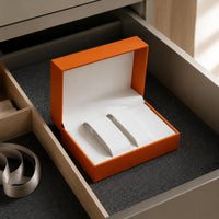 PU Leather Watch Gift Box Litchitimepiece Holder Gift Box Light-Toned Interior
