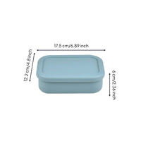 Silicone Bento Box Heat and Cold Resistant Silicone Meal Container Reusable