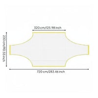Football Scoring Practice Net Easy to Attach Soccer goals Target Net Soccer Rebounder Target for Youngsters, Backyard Court