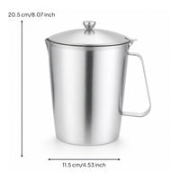 Measuring Cup with Lid Graduated Measuring Cup with Handle Easy-to use Vessel for Cafes