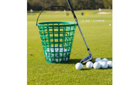 Golf Ball Picker Basket Easy to Carry Golf Practice Ball Basket opening Grid Design Training Gear for Driving Range