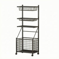 Sports Gear Organizer Trolley Rectangular Frame Ball Storage Trolley Large