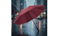 Large Canopy Straight Handle Umbrella Auto Open Automatic Umbrella Reinforced Heavy Duty for Commuters, Travel