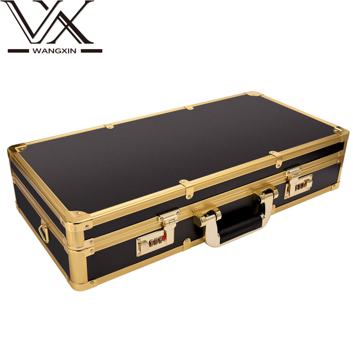 Hairdressing Tool Box Aluminum Alloy Cosmetic Box for Salon, Scissors Bag, Multifunctional Portable Beauty Box, Scissors Storage