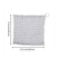 Chainmail Scrubber Rust Resistant Stainless Steel Scrubber Long-Lasting