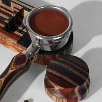Coffee Powder Tamper Handmade Manual Coffee Distributor Metal Base