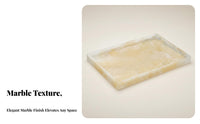Hotel Grade Bathroom Vanity Tray Elegant Design Bathroom Soap Holder Tray Waterproof Perfume Organizer Plate Easy to Clean for Homeowners, Interior Designers, Renters
