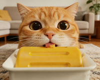 亚马逊猫狗舔食器可拆卸防滑底座带摇摆功能的舔食碗缓解宠物焦虑