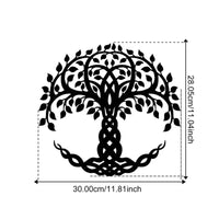 Laser Cut Iron Wall Hanging Lightweight Metal Wall Outline Easy to Hang Geometric Line Art Decor for Entryway, Office, Outdoor