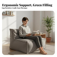 Minimalist Design Upholstered Floor Block adaptable Configuration configurable Sofa Small Space accommodating Living Room Furniture puffyLike Comfort for Apartment Dwellers, Homeowners, Young Adults, Lounge Area
