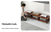 Home Theater Equipment Cabinet Stable Structure AV Media Cabinet Sturdy Construction 4-Tier Component Shelf for Audiophiles