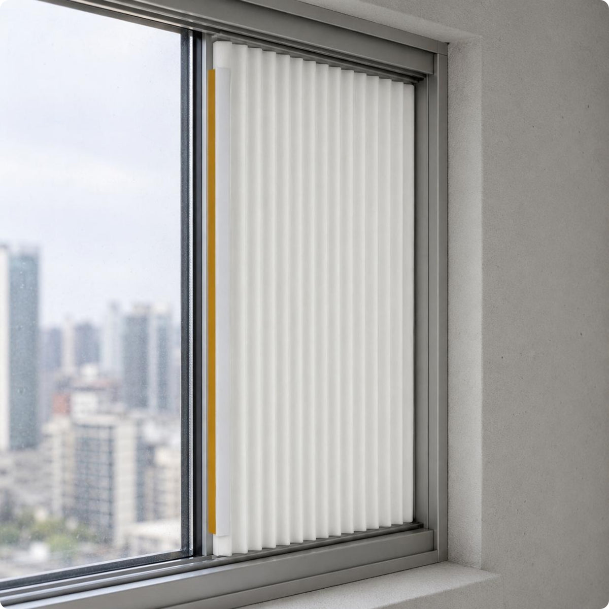 2 Pieces Window Air Conditioning Insulation Panel Energy Saving Rectangular Foam