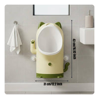 Wall Mountable Kids Urinal Detachable Bowl Wall Mounted Kids Urinal Spatter Guard Young Child Training Potty for Young Children