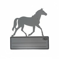 Horse Stall Nameplate Door Mount Horse Stall Name Plate Easy to Install Livestock Label for Stable