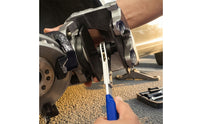Brake Caliper Piston Compressor Tool Ratcheting Brake Pad Spreader 360-Degree-Degree Adjustable Caliper Spreader with Ratchet for Mechanics, Workshop