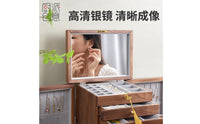 Makeup Organizer with Drawers Rectangular Makeup Organizer with Drawer Practical Cosmetics Storage Box for Dresser