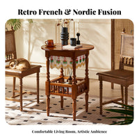 circular table with Beaded Curtain Sturdy & Stable Round Sofa Table Easy Assembly