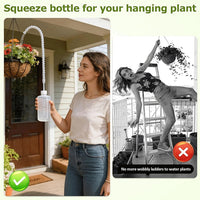 Hanging Plant Watering Bottle with Adjustable Squeeze Design for Indoor and Outdoor Hanging Plants