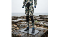 Padded Chest and Knees Hooded Wetsuit High Elasticity Hooded Diving Suit Sun Protection Two-Piece Spearfishing Suit Anti-Scratch for Snorkeling, Surfing, Outdoor Water Swimming