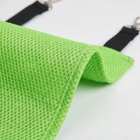 Cat Hammock Style Hanging Cat Bed with Metal Hooks, Breathable Material Indoor Cat Cage Hammock for Kittens, Single Cooling Hammock Hanging Place
