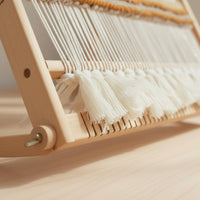 Wooden Weaving Loom Kit Polished Finish Tabletop Weaving Loom Tutorials