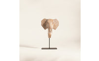 Elephant Sculpture with Stand Decorative Elephant Figurine Modern for Entryway