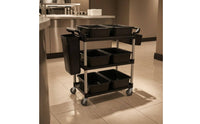 Commercial Kitchen Cart Metal Frame Facility Equipment Heavy Duty for Restaurant