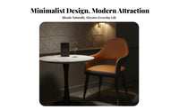 Upholstered Side Chair Light Luxury Household Furniture Modern Design Ergonomic Backrest for home dwellers, Restaurant Owners