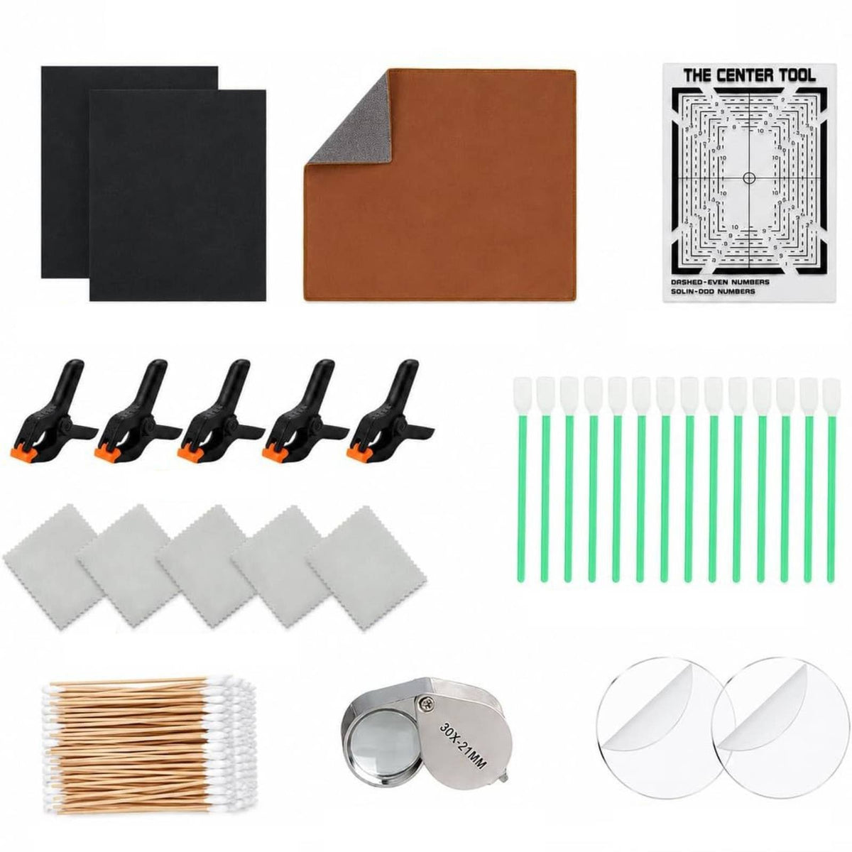 Allcomplete Trading Card Cleaning Kit Complete Trading Card Care Kit Professional Safe for Collectors, Hobbyists, Tabletop, Desk