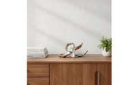 Tabletop Candlestick Holder Elegant Candlestick Holder with Flower Contemporary Design Candles for Home Decor
