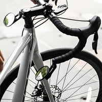 Adjustable Bike Mirror with Bar End Mount Round Bar End Mirror Rotatable Easy to Install for Commuting, Road Bikes